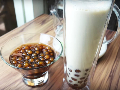 珍珠奶茶 黑糖青蛙撞奶